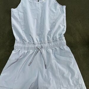 Athleta Blue Jumpsuit Relaxed Fit